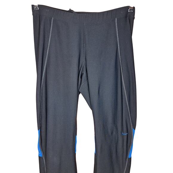 Nike Dri-Fit straight leg running pants stretchy drawstring reflective workout - Picture 8 of 9